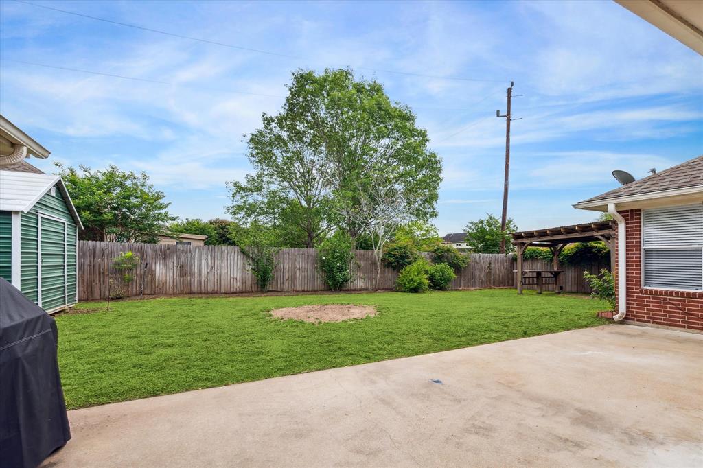 Patio for entertaining