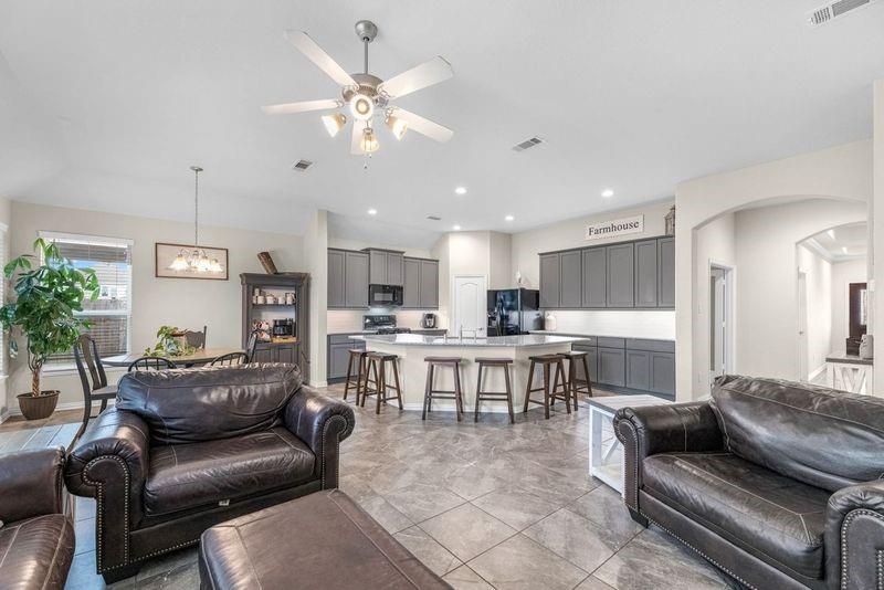 Open concept living here!  Great for entertaining!