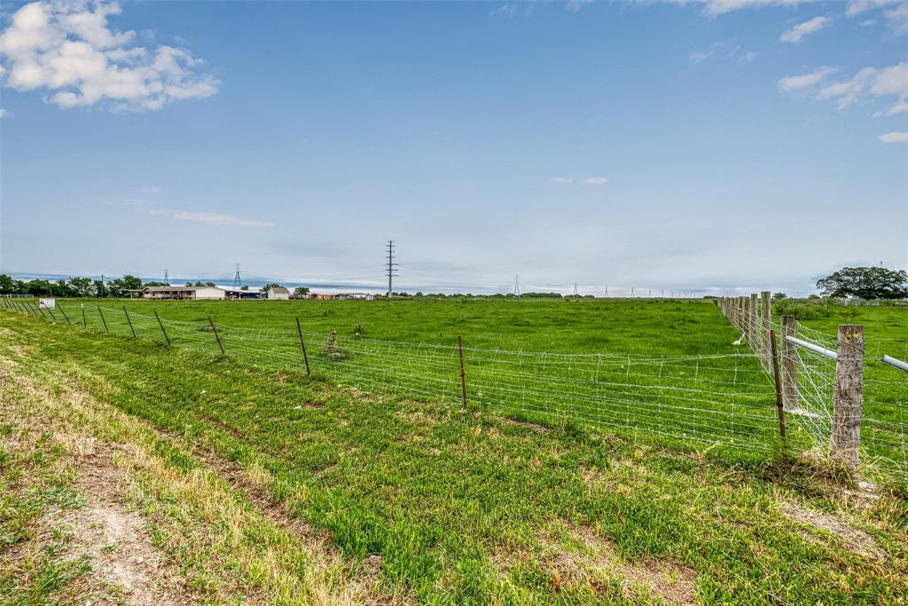 View from the road at the other front corner of the property.