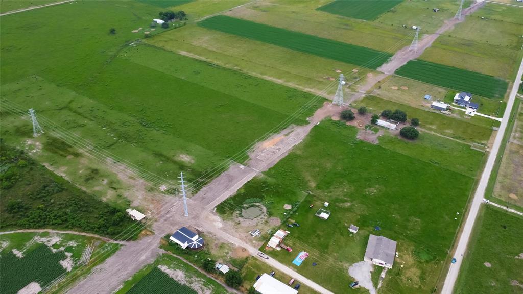 Another aerial view from the side of the property