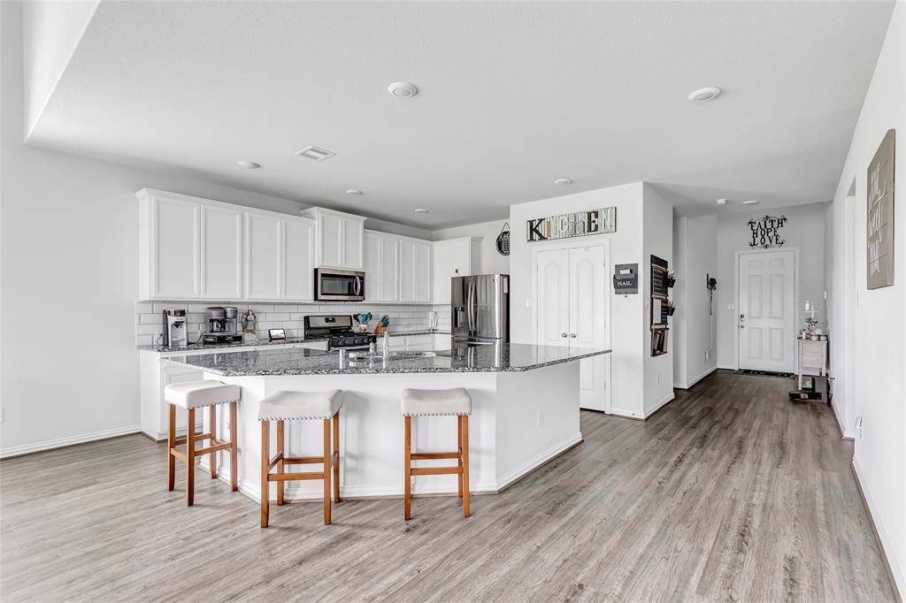 Kitchen view of gorgeous floors