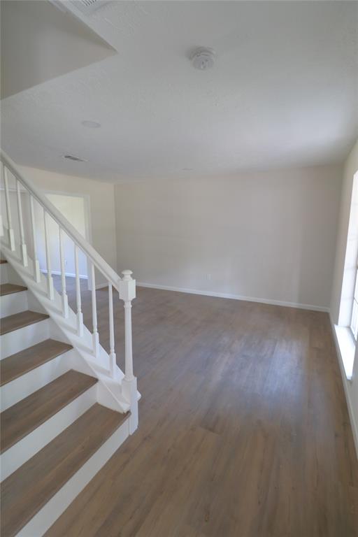 Living room and stairs to second floor.