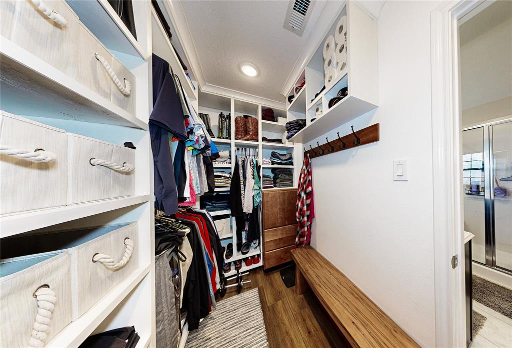 Another view of the Closet in Primary Bedroom.