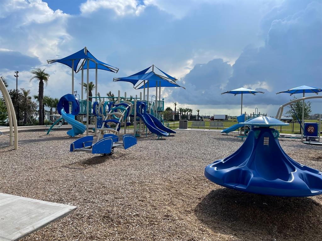 The community also includes several playgrounds for the kids.