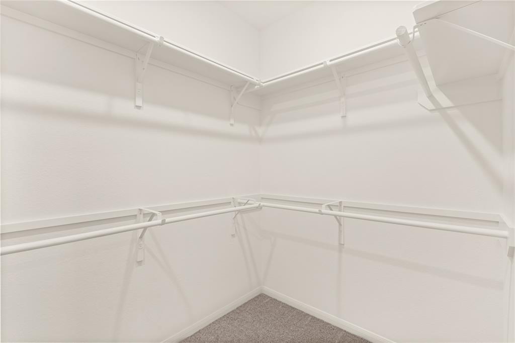 A view of your large walk-in closet.