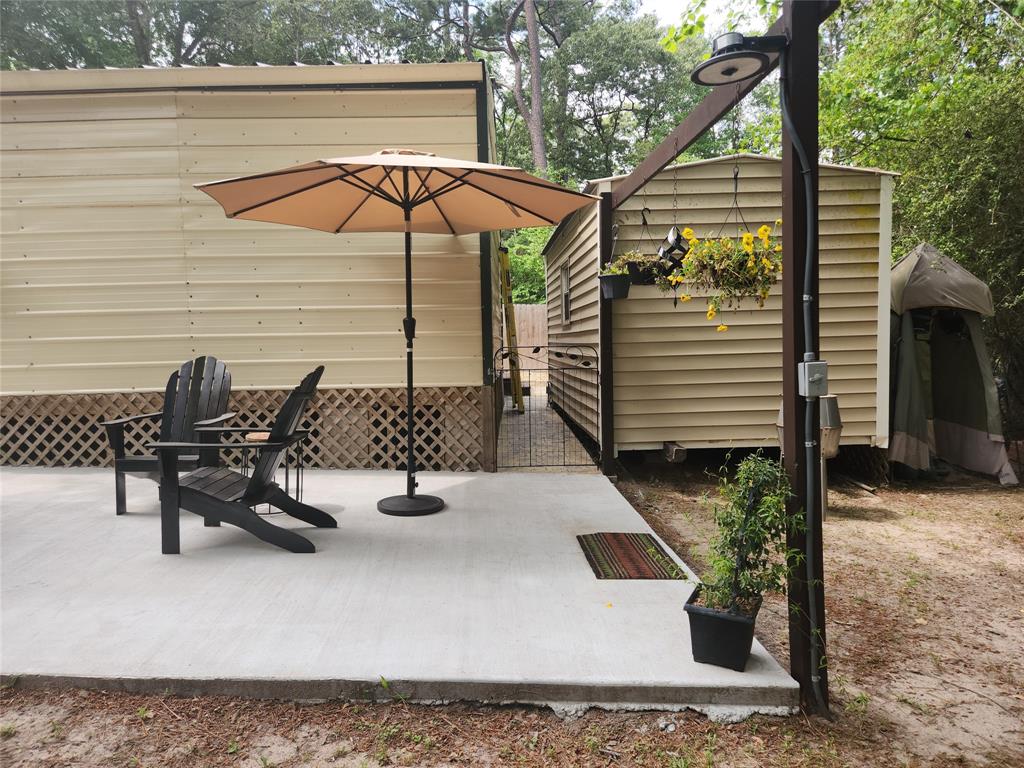 This large patio can provide multiple uses  to this little gem!