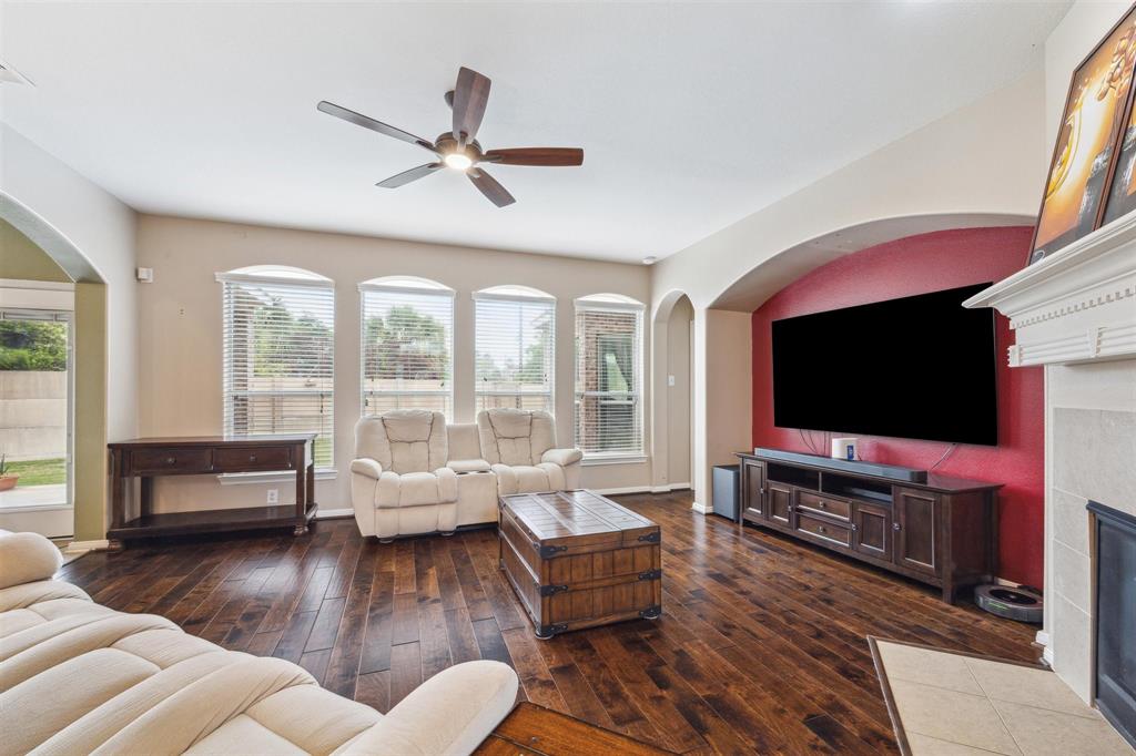 Family room from foyer