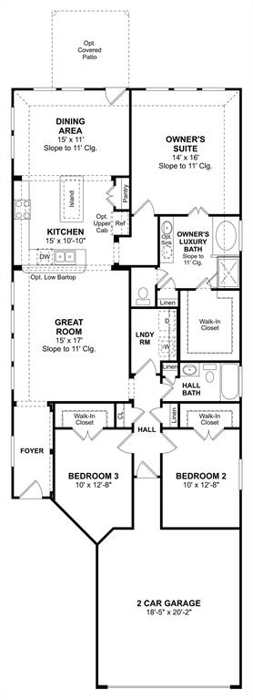 The Jackie II floor plan by K. Hovnanian Homes. 1st floor shown. *Prices, plans, dimensions, features, specifications, materials, and availability of homes or communities are subject to change without notice or obligation.