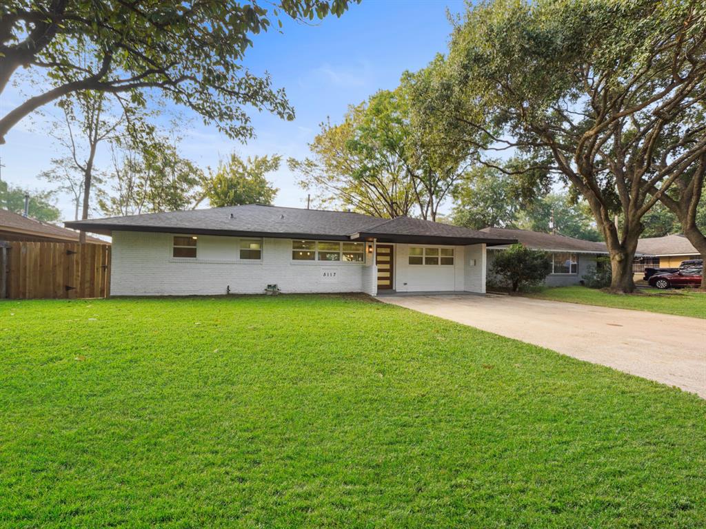 Discover this beautifully updated single-story home in the highly sought-after Oak Forest neighborhood, just minutes from the heart of Downtown Houston. Enjoy close proximity to shopping and restaurants, with easy access to major thoroughfares like 290 and Loop 610. Experience the allure of an open floor plan that seamlessly integrates the living room, sitting room, dining room, and kitchen, creating an inviting space for both relaxation and entertainment. The kitchen features marble and walnut countertops, Samsung appliances, and a pantry.  Recent updates include a new roof, HVAC system, PEX plumbing, upgraded electric panel and wiring, stylish vinyl flooring, energy-efficient double-pane windows, and new insulation throughout. The backyard boasts a new fence, providing ample room for pets and play. The expansive patio allows for gatherings with family and friends against a backdrop of lush greenery. This home is not in the floodplain and has never been flooded.
