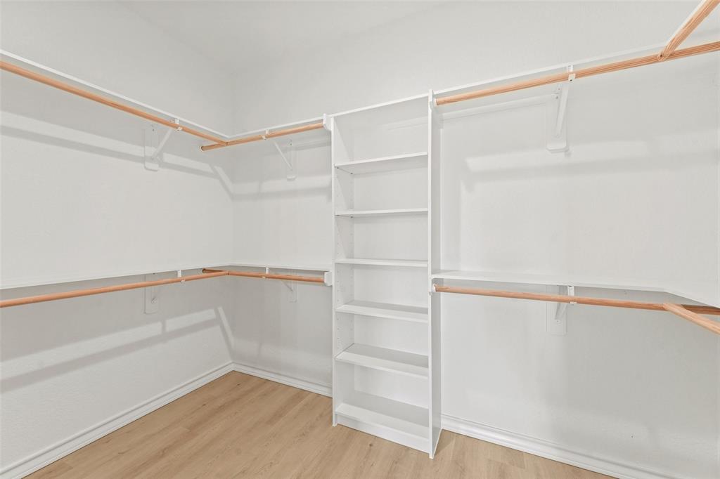 Walk-in Primary closet