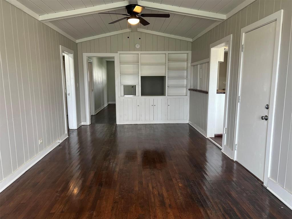 Living room with more built ins