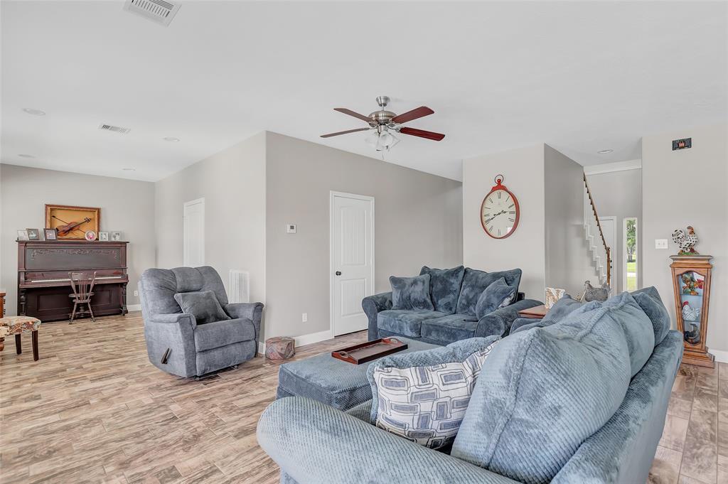 Family room view from pool area