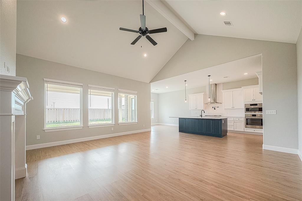 Family Room into Kitchen