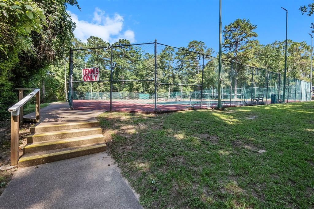 Community basketball court