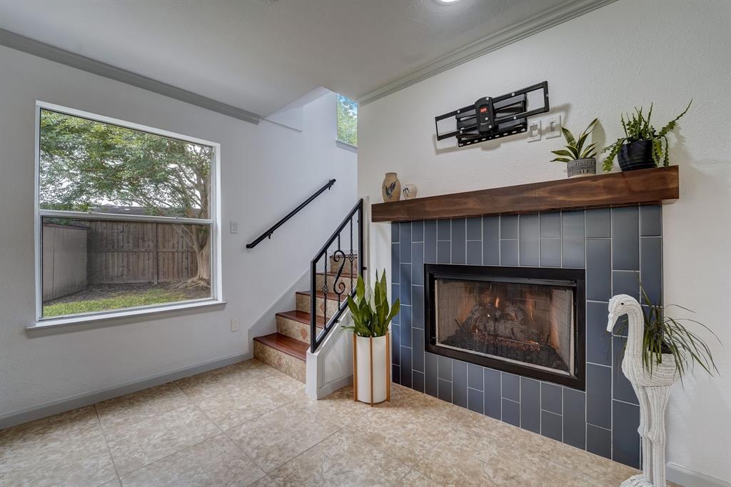 Newly remodeled gorgeous fireplace!