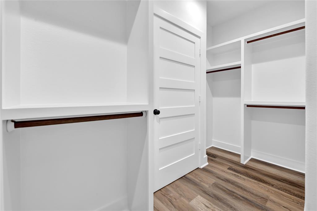 spacious master closet