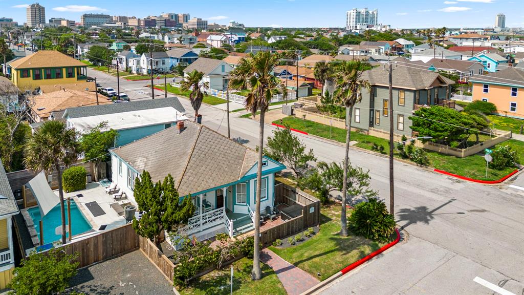 GREAT LOCATION on this corner in a great section of Galveston where the homes are all maintained well. One block from the beach!