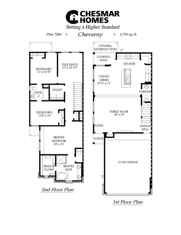 Photos are REPRESENTATIVE of the home /floor plan and are NOT of the actual home.  Selections, features, and room options may vary.  For more info., contact Chesmar Homes.