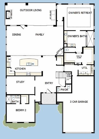 The success of a floorplan is the way you can move through it…You’ll be amazed at how well this home lives…We call it traffic patterns.