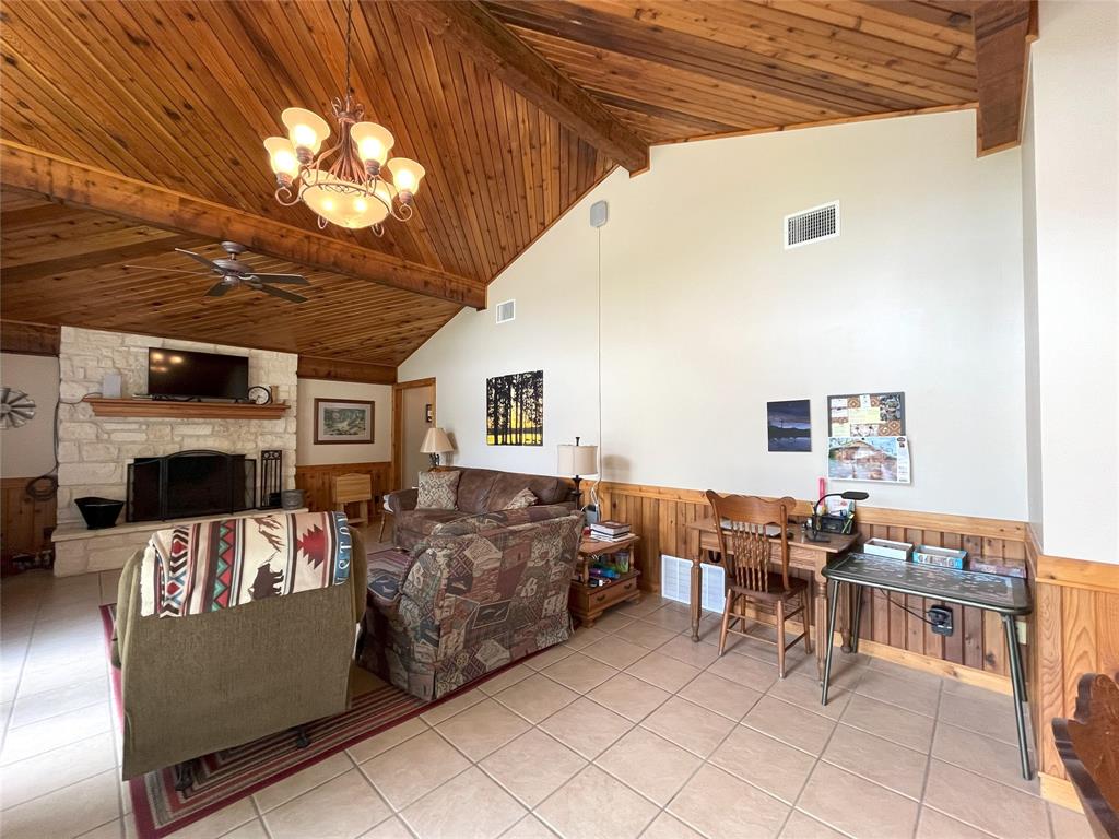 Living Room - High Ceilings