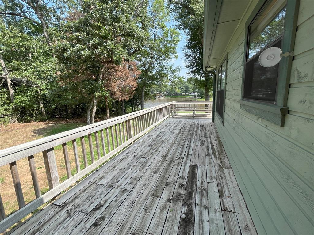 Side Porch with Water View