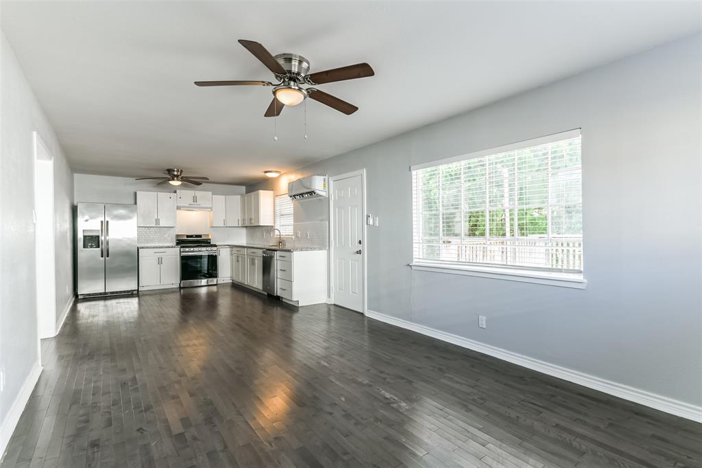 Open concept garage apartment.