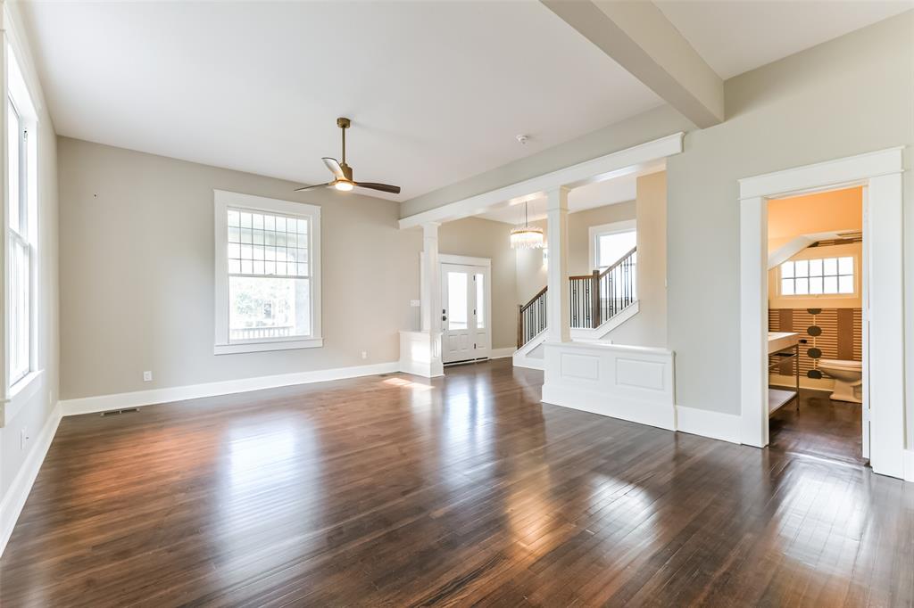 Large open living area.