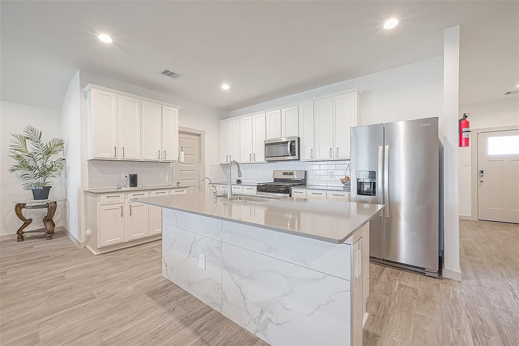 kitchen with island