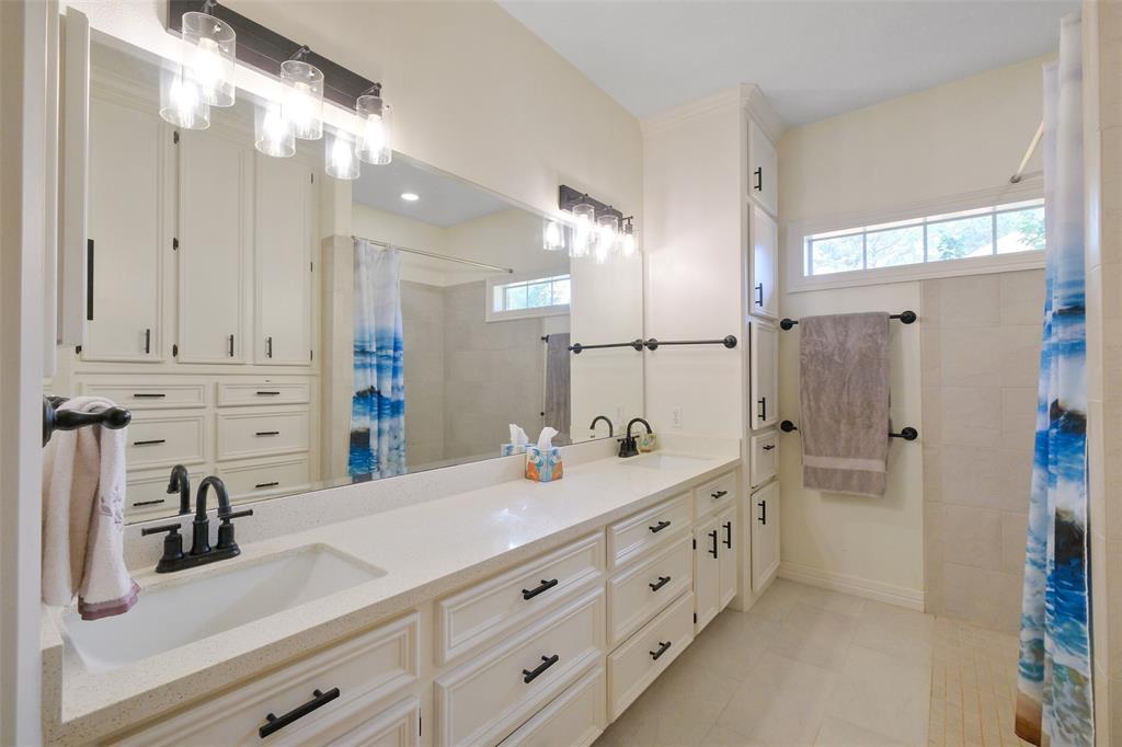 Large Vanity with Double Sinks