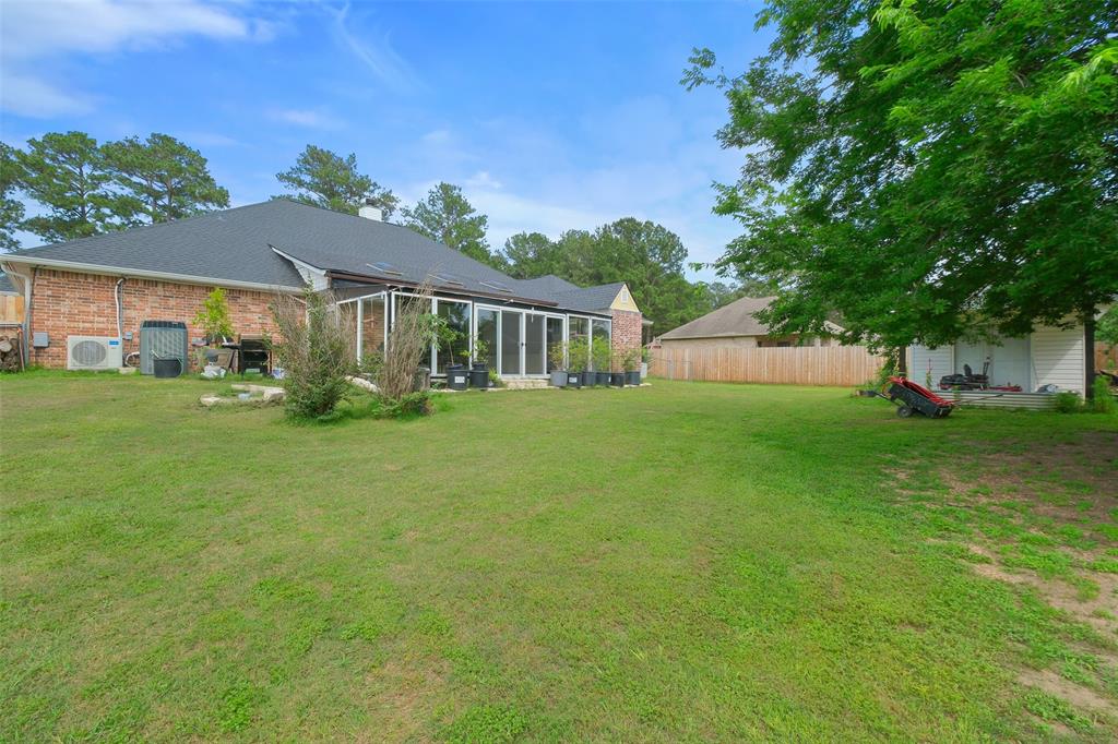 Large Backyard with Potting Shed