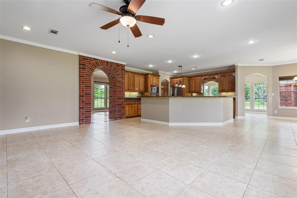 This truly is a “great” room and is large enough to accommodate multiple seating areas. You have found your perfect home. Note the beautiful floors and neutral color palette.