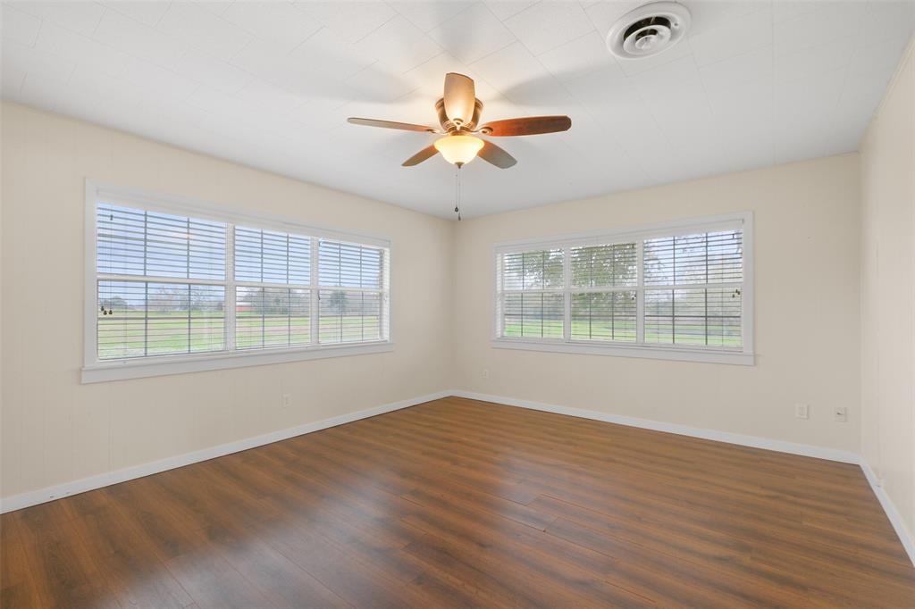 Plenty of space and natural light in this beautiful primary bedroom!