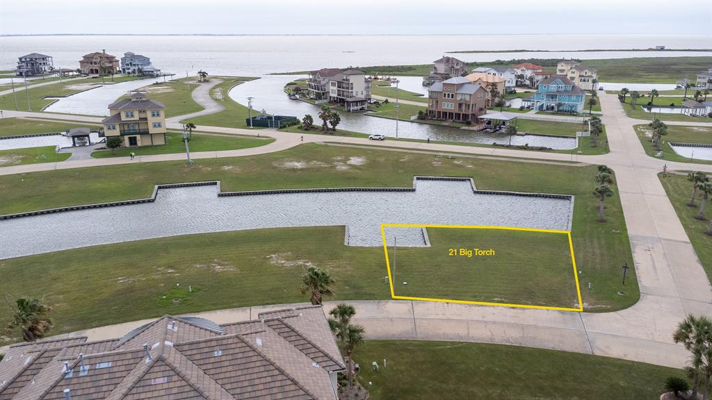 View towards Galveston Bay