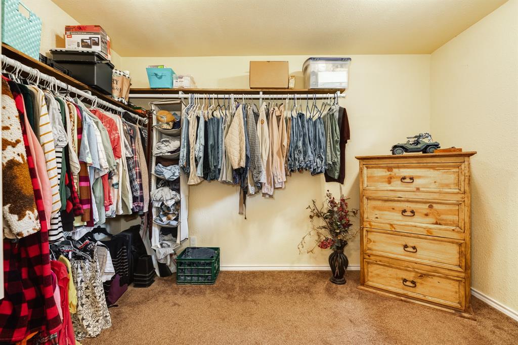 Spacious Primary Closet