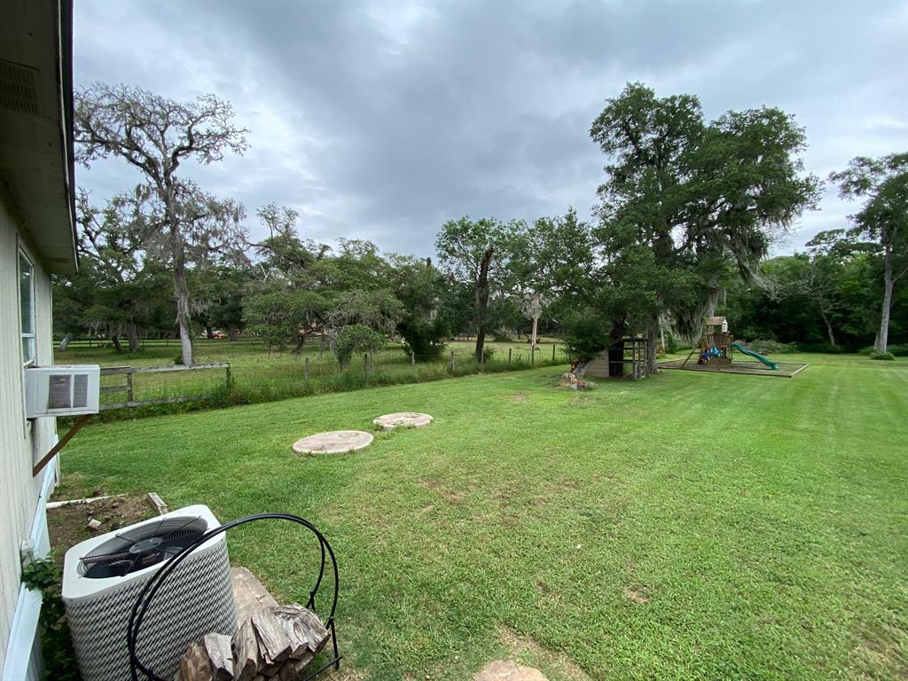 AC Condenser in back yard