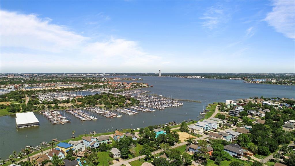 A view of the channel leading to Clear Lake