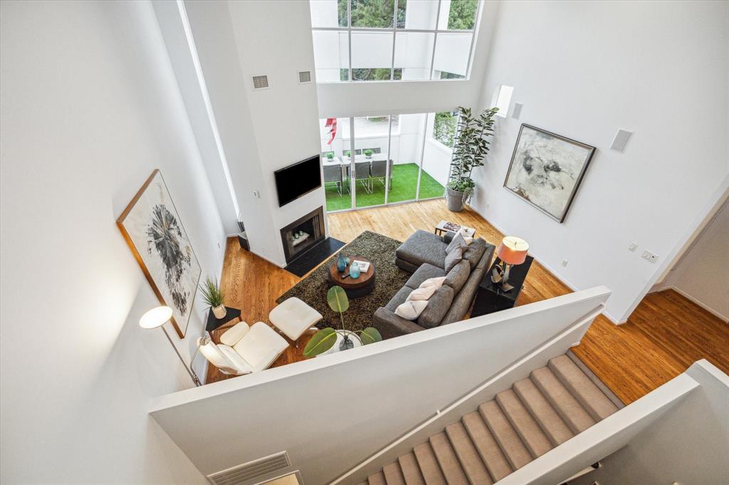 The Living Room from the third level.