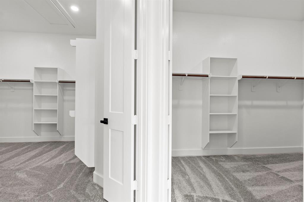 2 Generous Walk-in Closets at Primary Bedroom