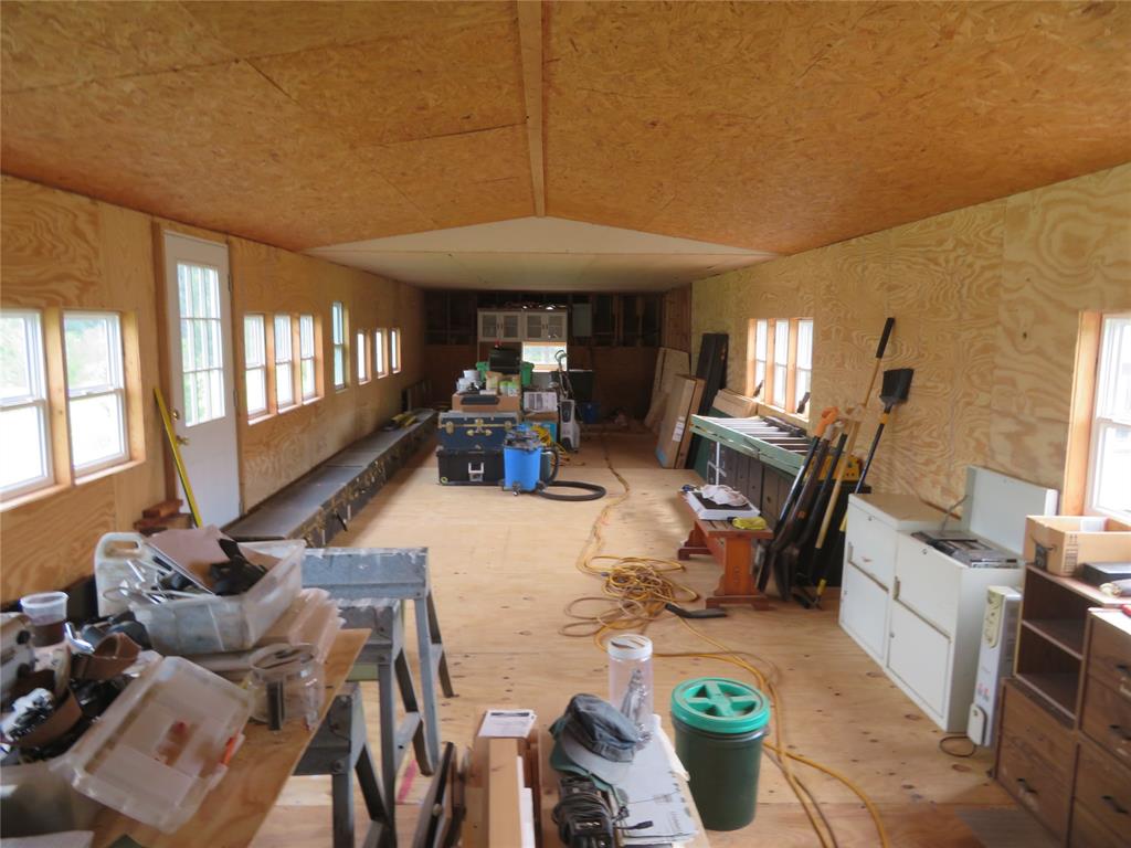 A storage shed with electricity that stays