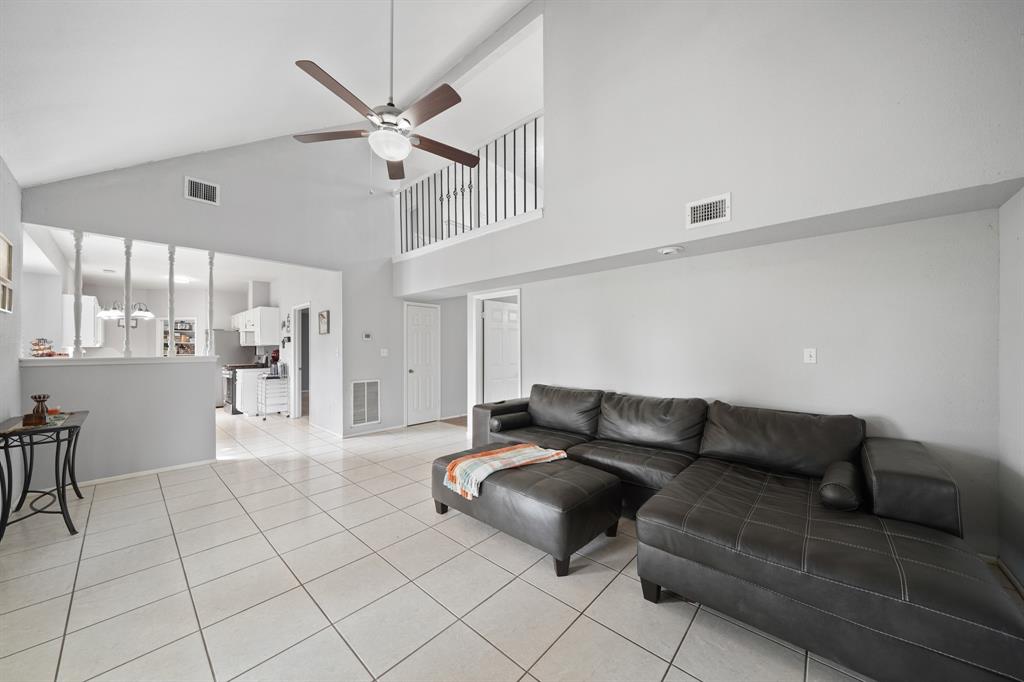 Kitchen and Dining open to the Living room