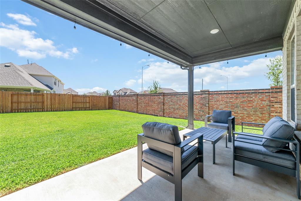 Covered patio