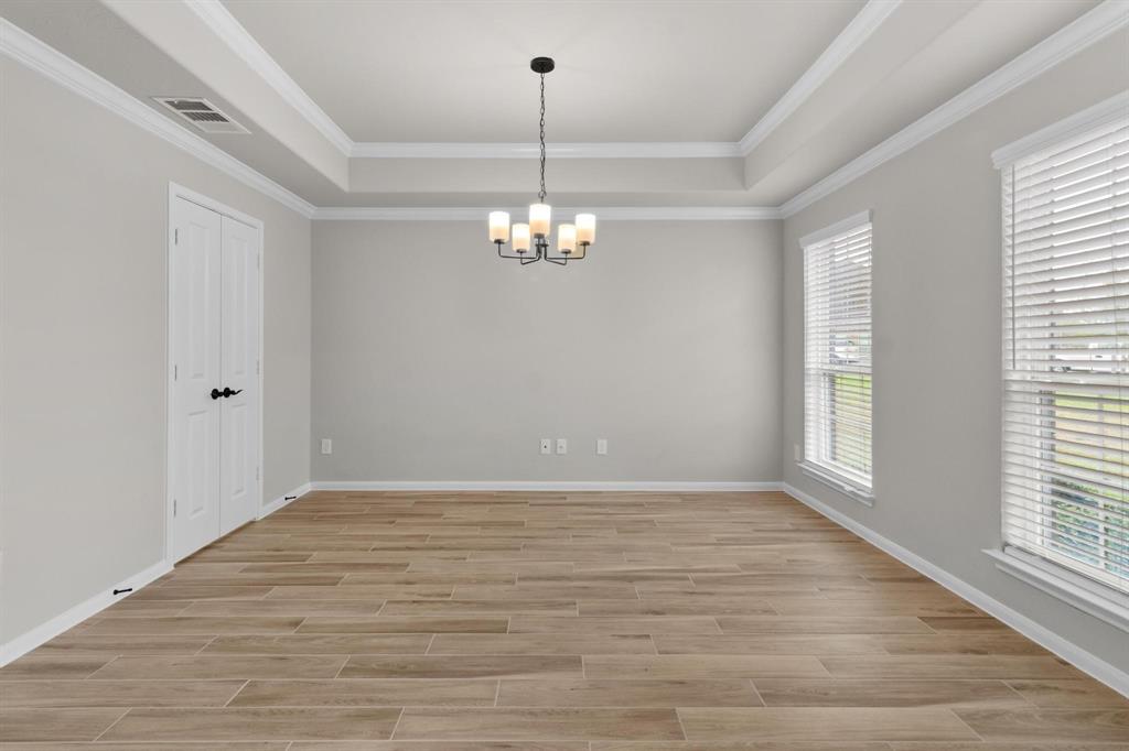 Formal dining area