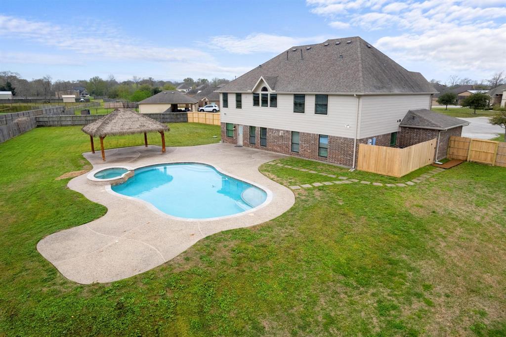 private backyard fully fenced