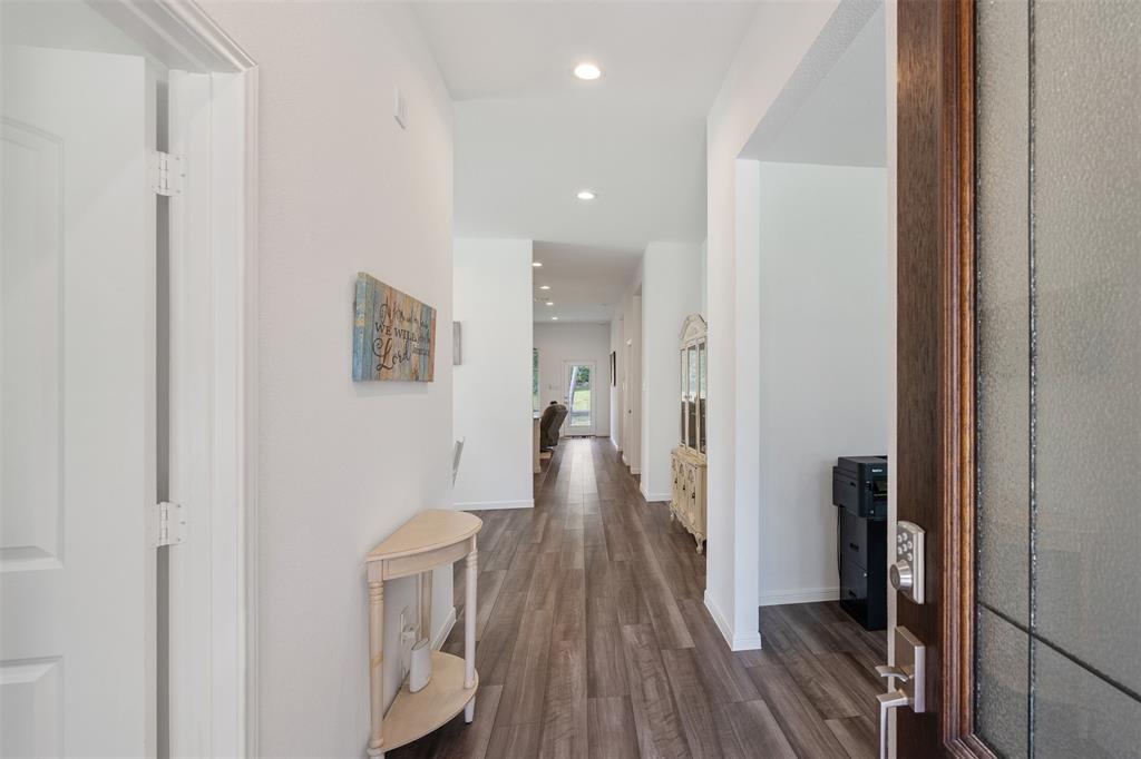 Entryway-Bedroom/Bath to the left and Office to the Right