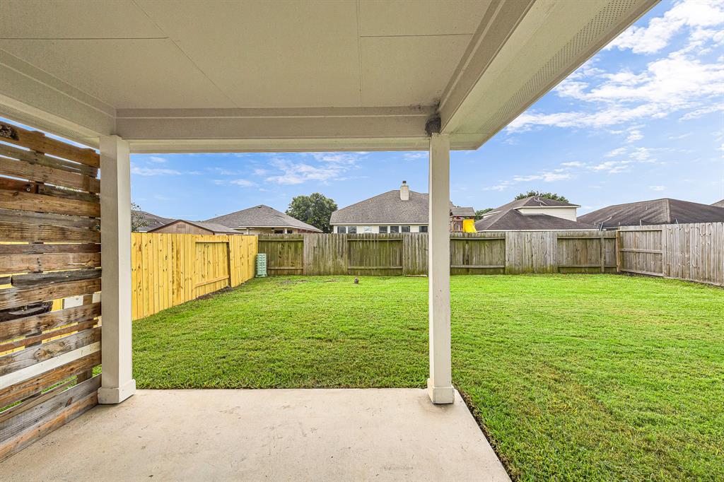 Covered patio