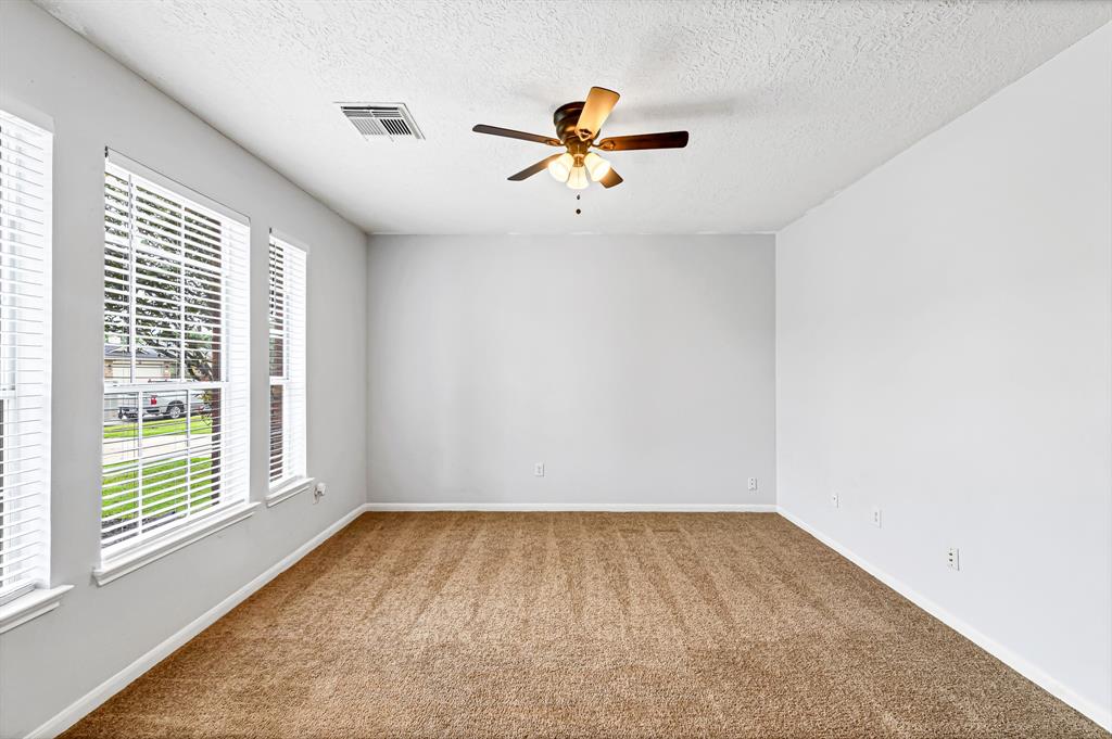 Study area towards the front of the home