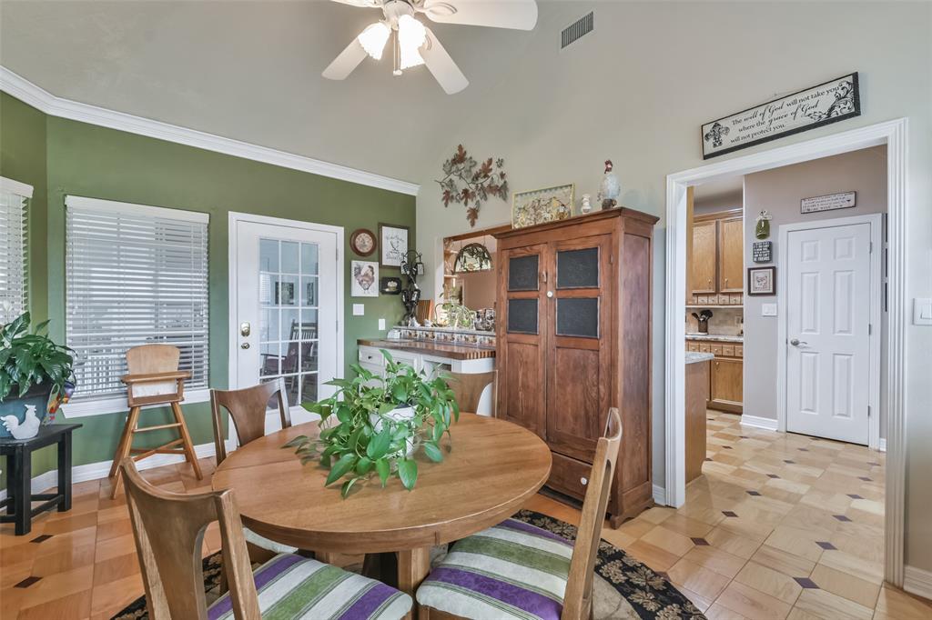 Sunroom off the kitchen