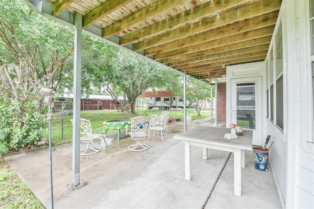 Covered patio