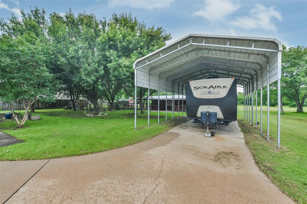 40 ft RV carport with hookups (large enough for motorhome or 5th wheel)