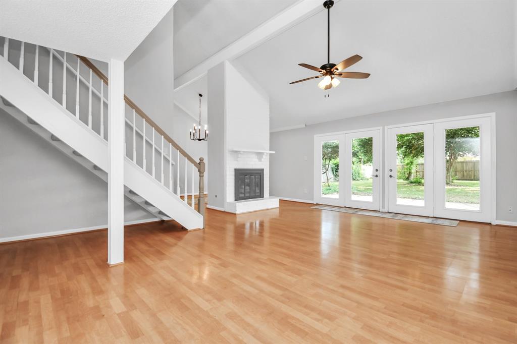 High ceilings and French doors, so much character!